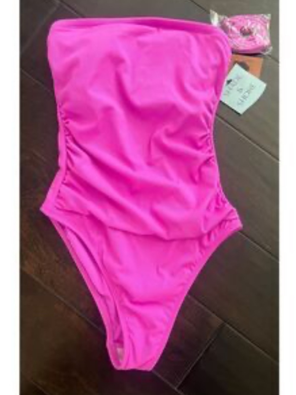 Shade & Shore Bright Hot Pink One-Piece Swimsuit